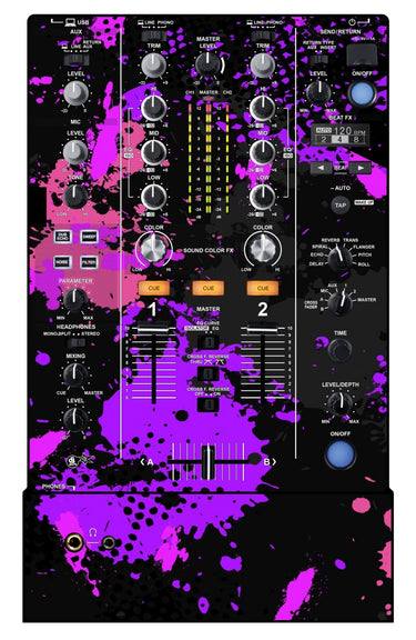 Pioneer DJ DJM 450 Skin Conflict Purple